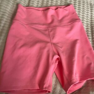 NWT Pink ribbed biker Women's Shorts